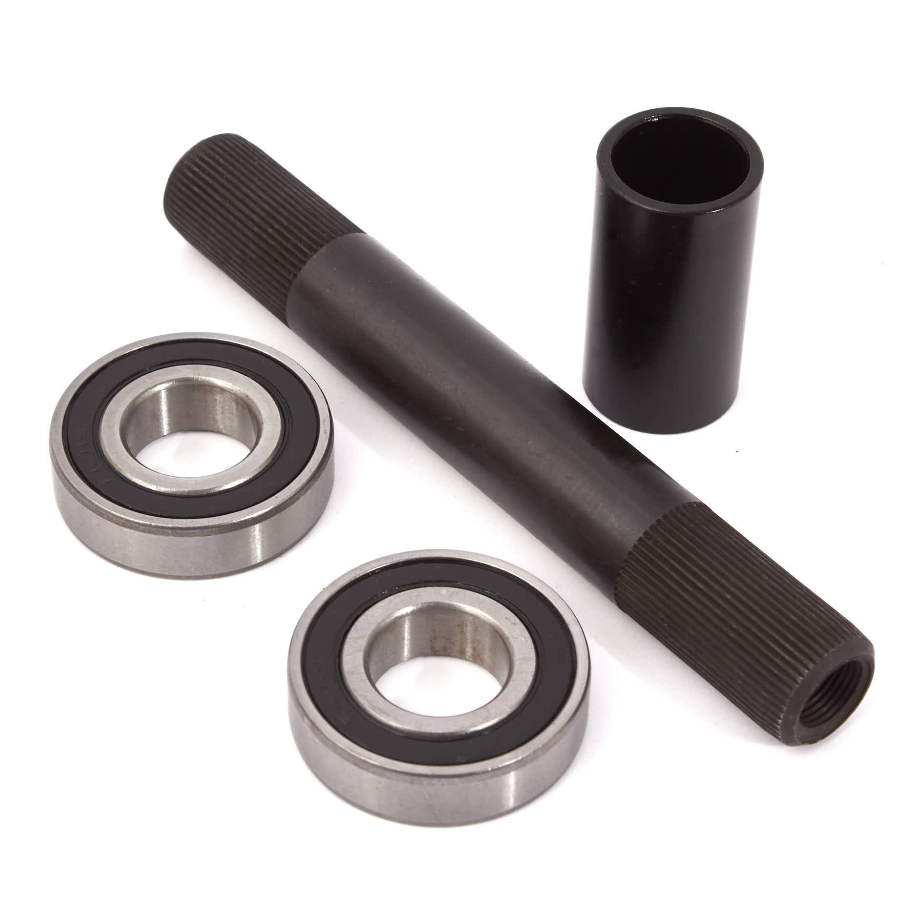BMX Achse mit 48 Zähnen und MID BB (S/B) Tretlager