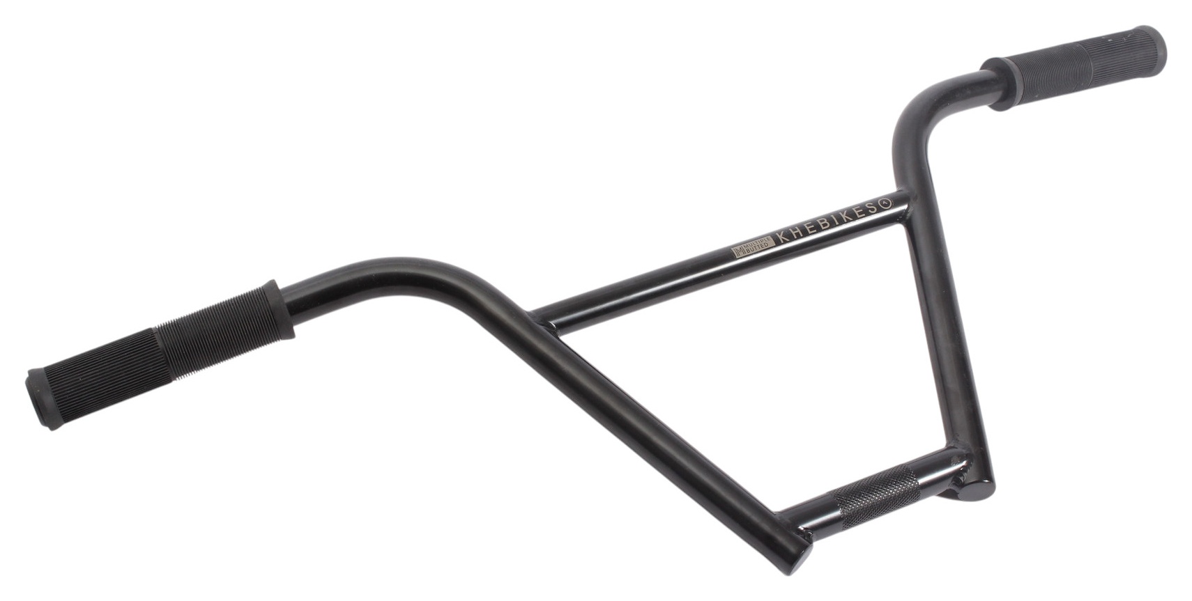 BMX handlebar KHE MVP 9 inch 4-piece black + KHE Propalm grips