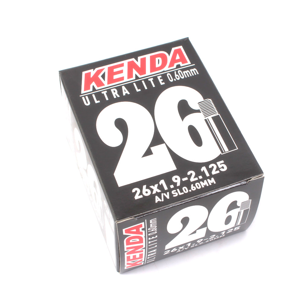 Cámara de aire KENDA Ultralite para bicicleta 26 x 1,9 - 2,125 pulgadas AV