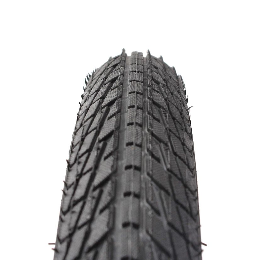 BMX Reifen SET KUJO Tony T 18 x 1,75 Zoll – Schwarz (2 Reifen, ETRTO 47-355, 27 TPI, Profil KU-2009 Tony T, Gewicht ca. 458 g pro Reifen, Farbe Schwarz, Einsatzbereich BMX, Kinderfahrräder, Fahrradanhänger)