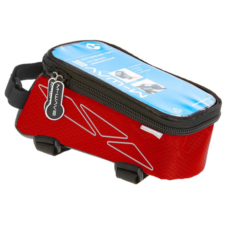 M-WAVE Rotterdam Top L top tube bag red