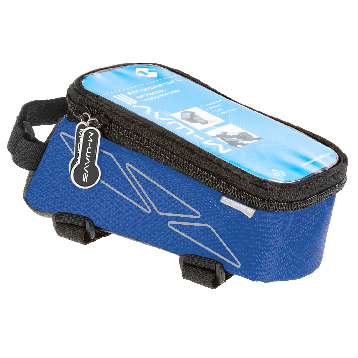 M-WAVE Rotterdam Top L Bolsa de tubo superior Azul