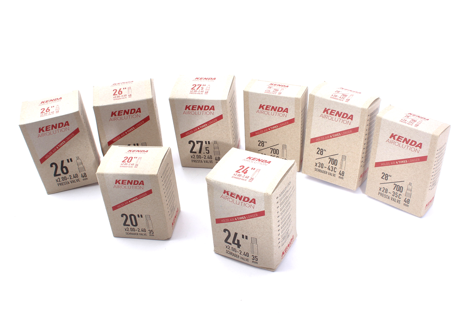 Cámara de aire bicicleta KENDA Airolution 26 x 2.00 - 2.40 pulgadas FV