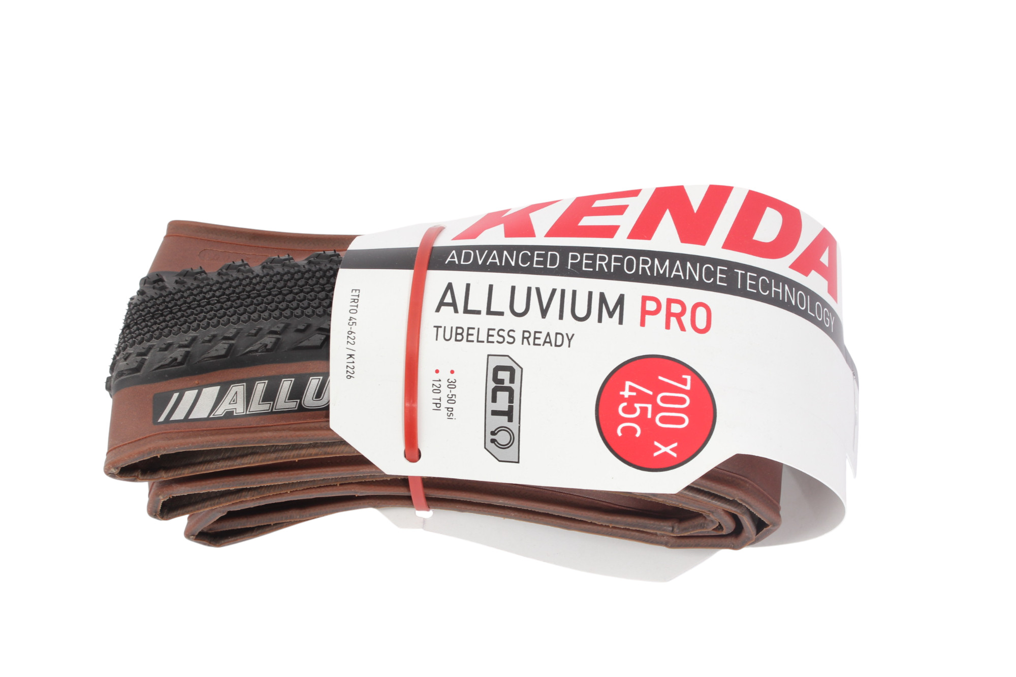KENDA Alluvium Pro GCT 700 x 45C black/brown folding tire