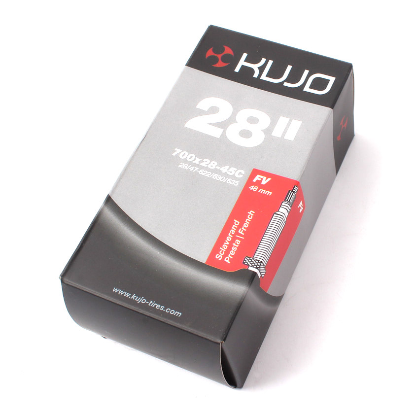 Cámara de aire bicicleta KUJO 28 pulgadas / 700 x 28-45C FV