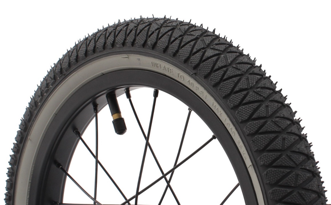 BMX Tire KHE ACME 14 inch x 2.125 inch black / gray