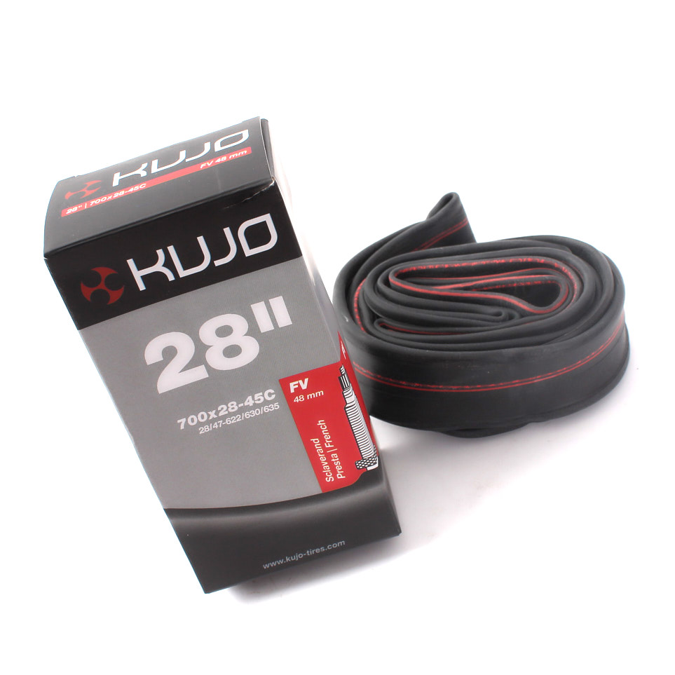 Cámara de aire bicicleta KUJO 28 pulgadas / 700 x 28-45C FV