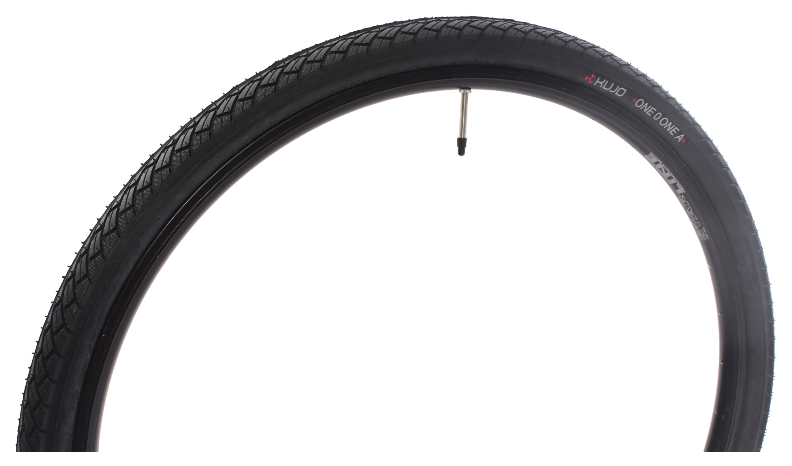 Bicycle tire set KUJO ONE 0 ONE A 28 inch / 700 x 1.60" / 40C + FV inner tube