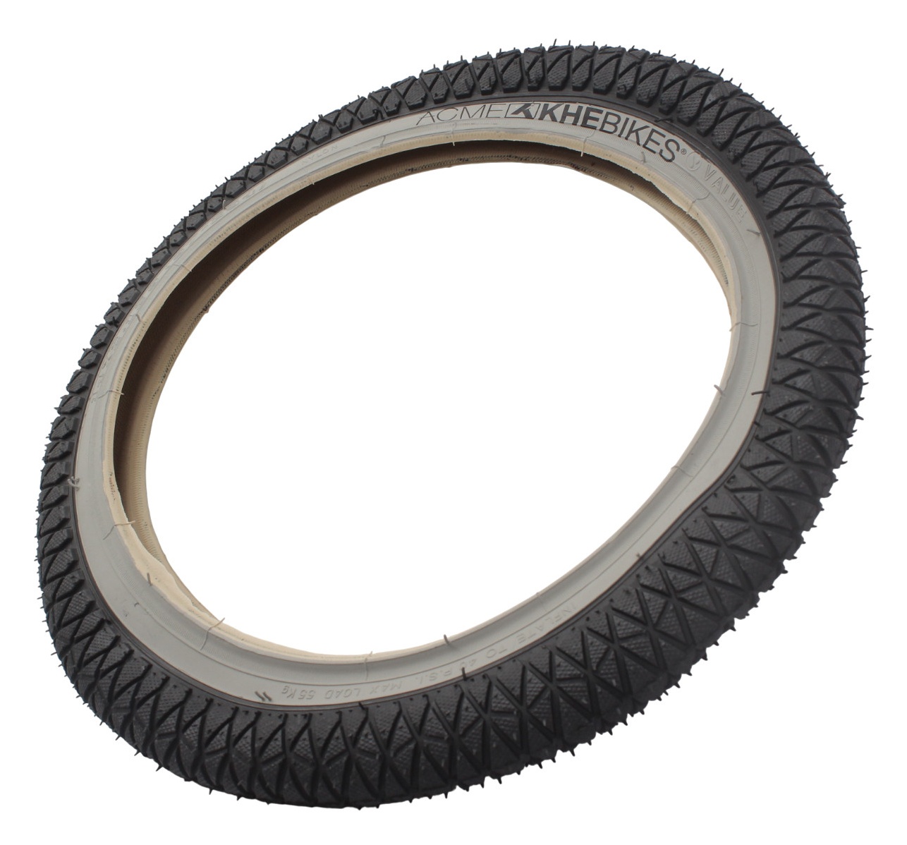 BMX Tire KHE ACME 14 inch x 2.125 inch black / gray