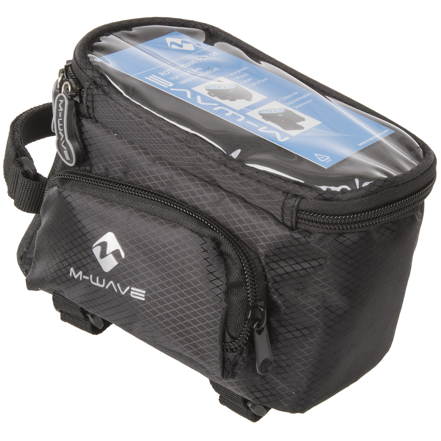 M-WAVE Rotterdam Top SB bolsa de tubo superior negro