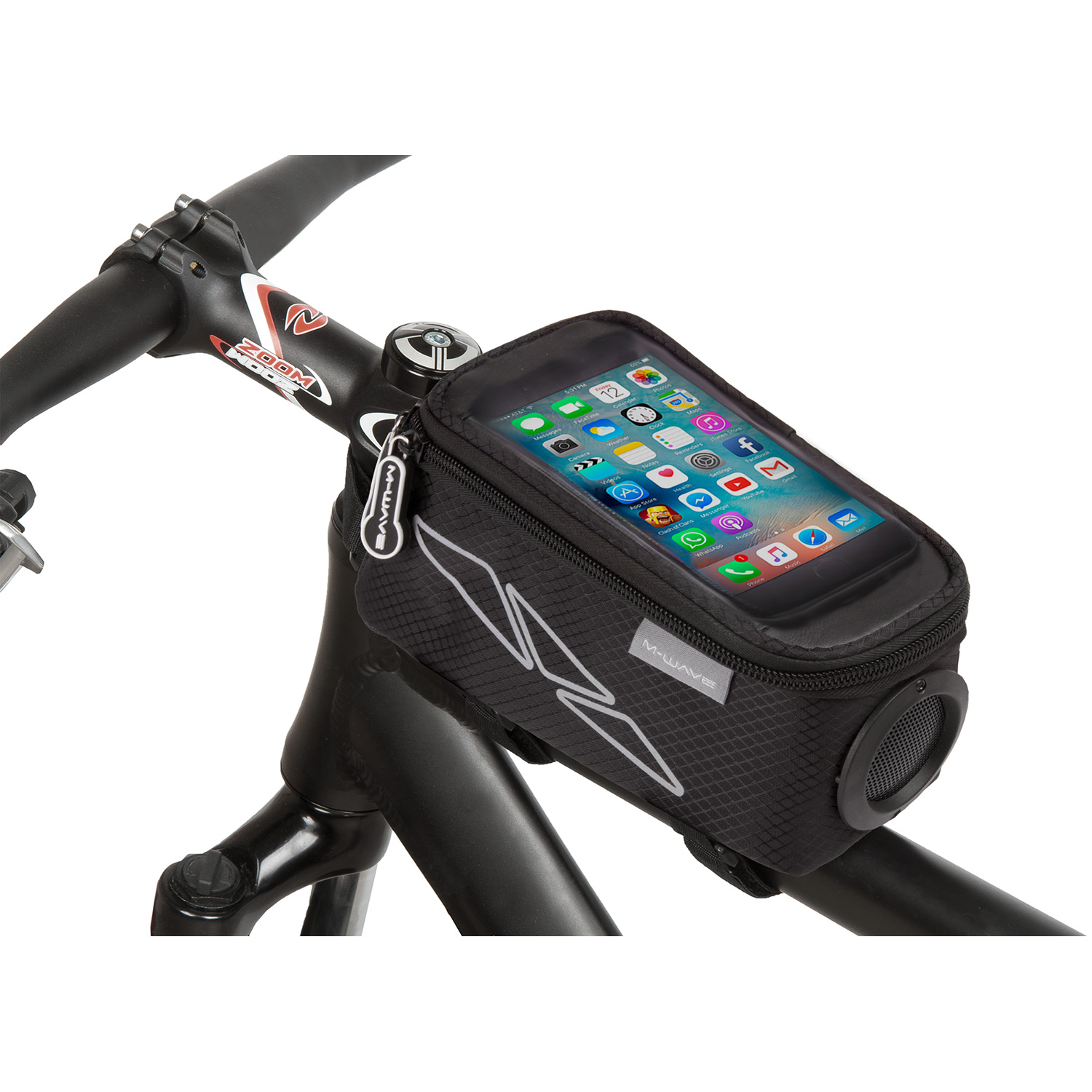 M-WAVE Rotterdam Top Sound bolsa de tubo superior negra