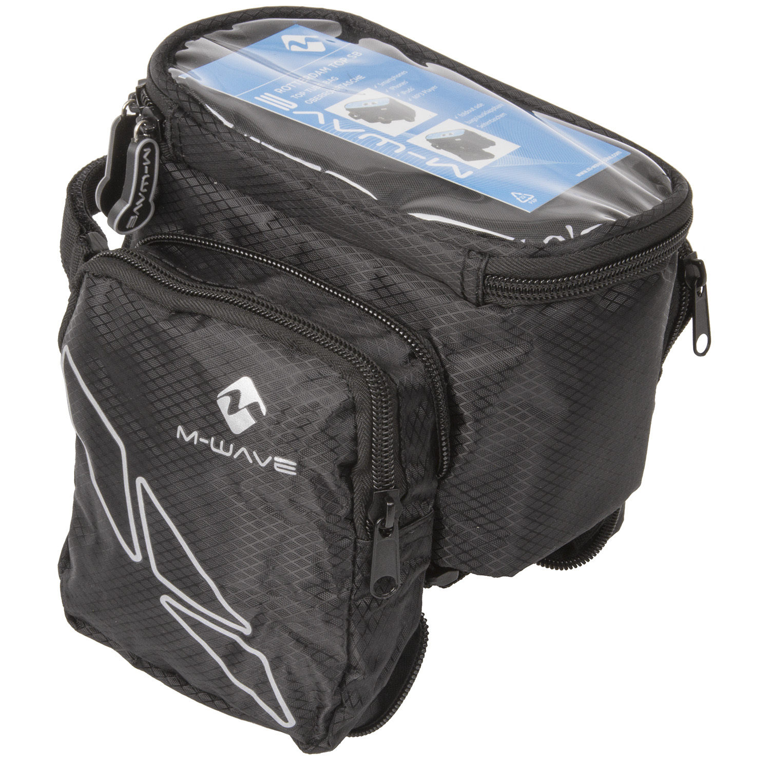 M-WAVE Rotterdam Top SB bolsa de tubo superior negro