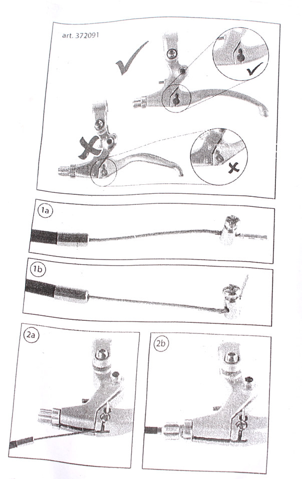 Cable de freno BMX para rotor