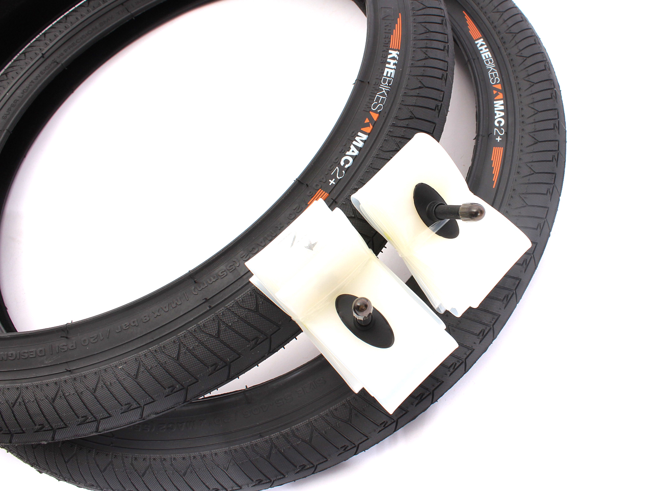 Neumáticos BMX 2x MAC2+ alambre negro + 2x cámara de aire Schwalbe Aerothan