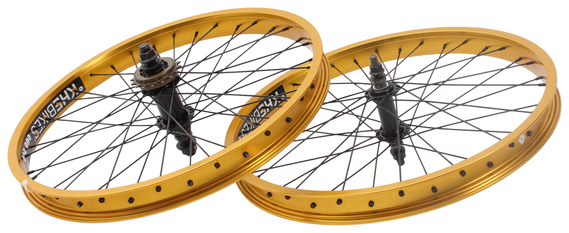 BMX wheelset KHE PRISM 20 inch gold