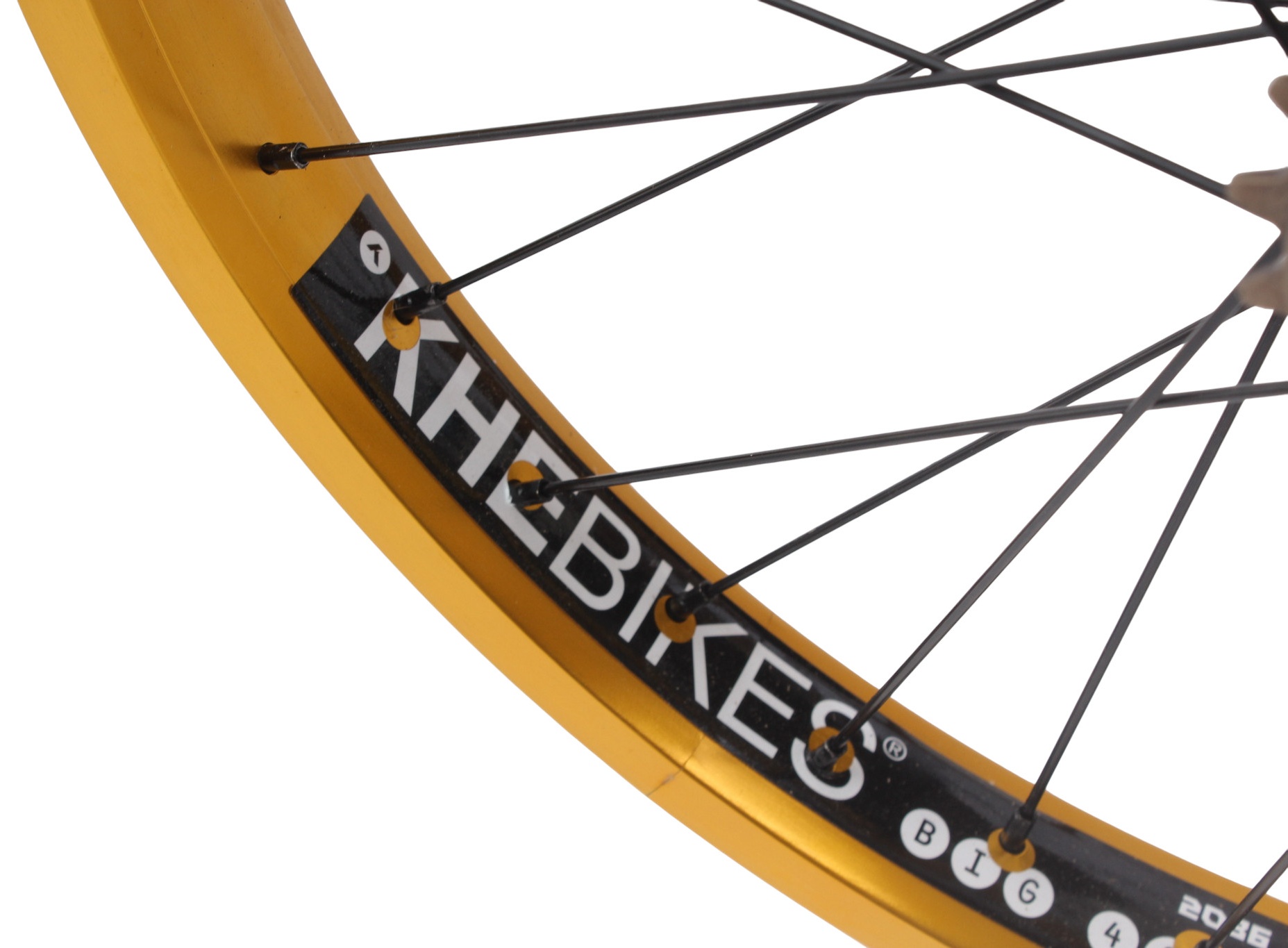 BMX wheelset KHE PRISM 20 inch gold