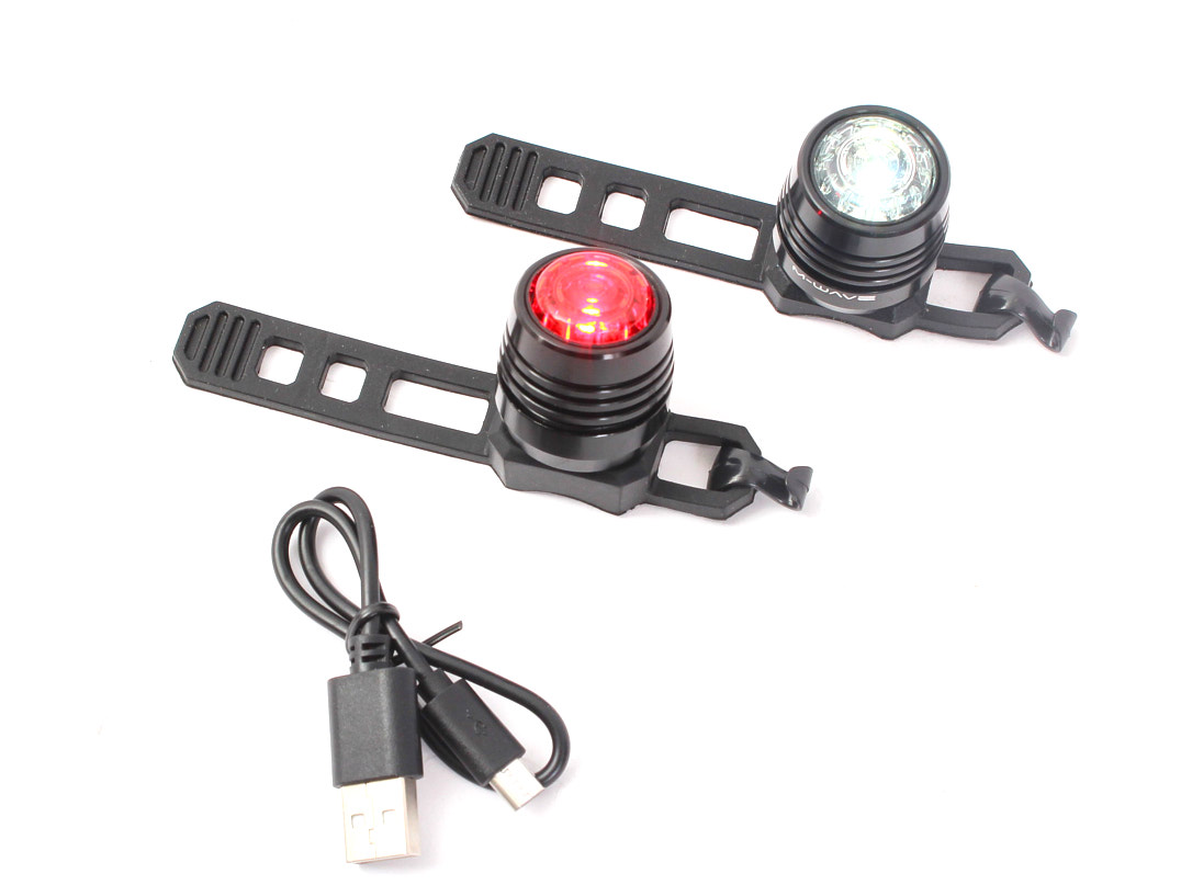 Juego de luces LED para bicicleta KHE M-Wave MINI