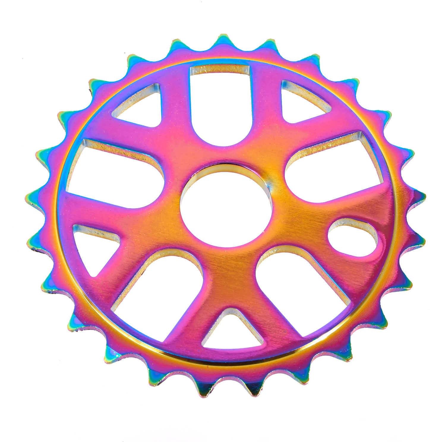 BMX Kettenblatt von MVP in Oil Slick Farbe