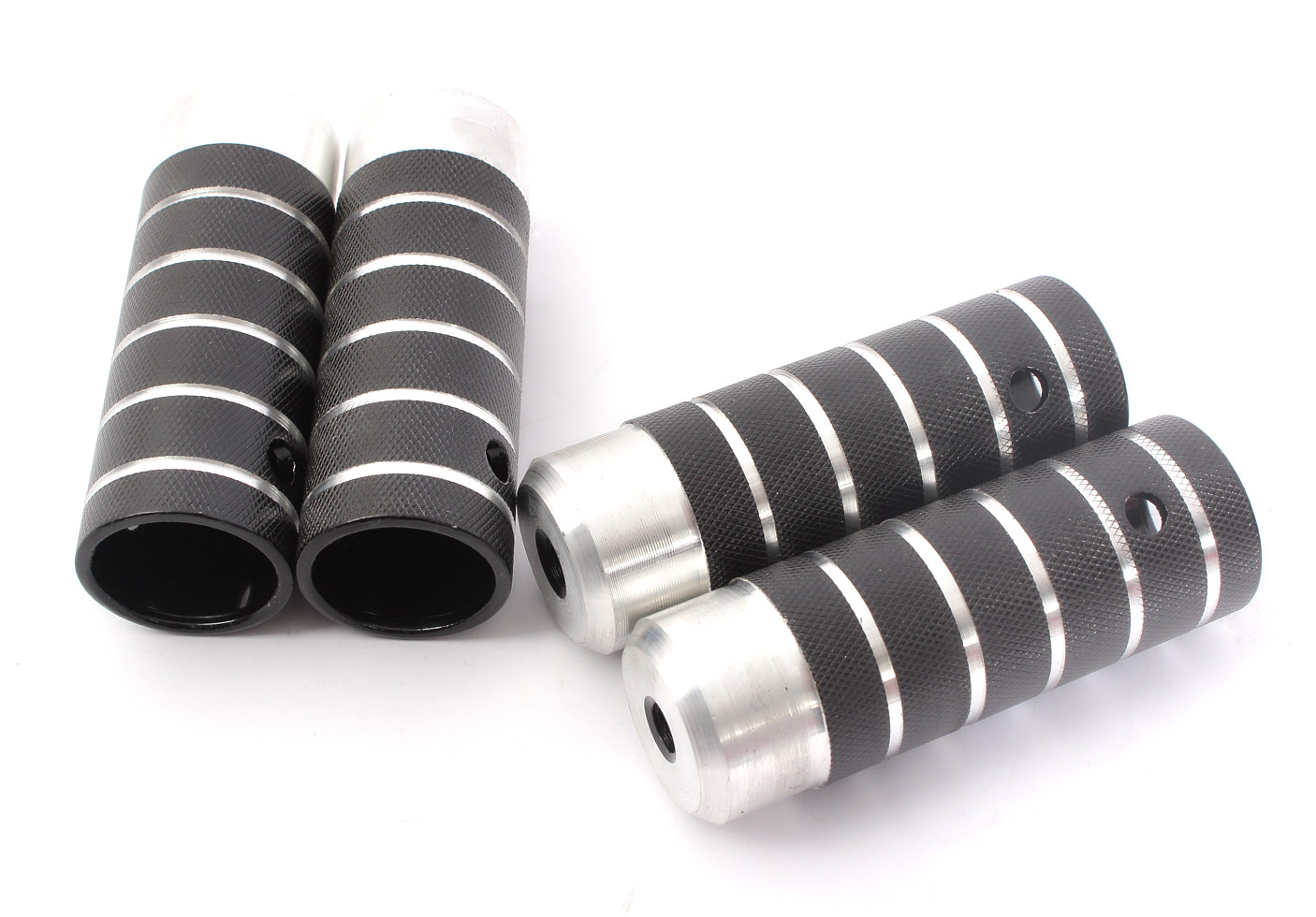 Juego de clavijas BMX KHE COP aluminio 2 pares 10mm (3/8")