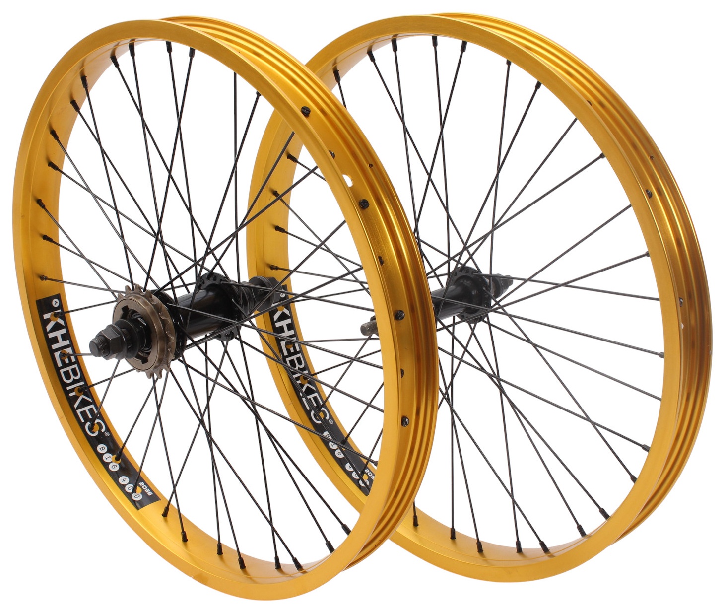 BMX wheelset KHE PRISM 20 inch gold
