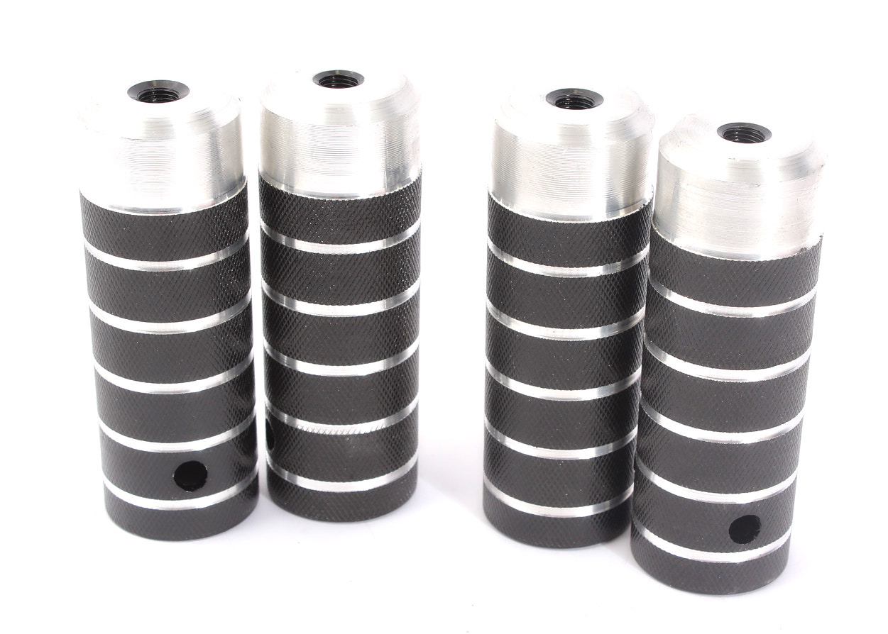 KHEbikes Pegs COP Aluminium 2 Paar mit gerändelter und eloxierter Oberfläche für 10mm Achsen KHEbikes Pegs COP Aluminium 2 Paar mit gerändelter und eloxierter Oberfläche für 10mm Achsen