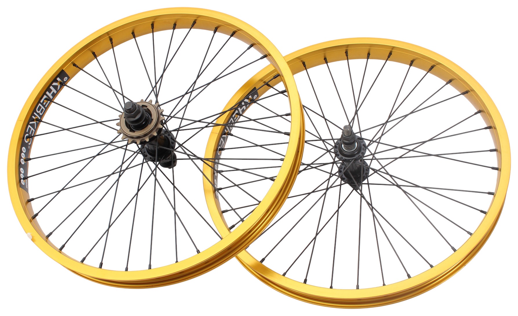 BMX wheelset KHE PRISM 20 inch gold