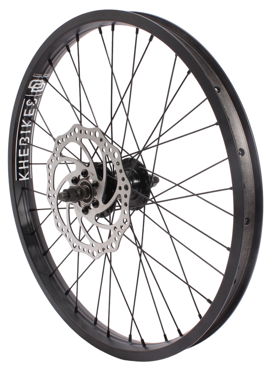 BMX front wheel KHE Black Jack DISC 20 inch – 10 mm, disc, 160 mm rotor