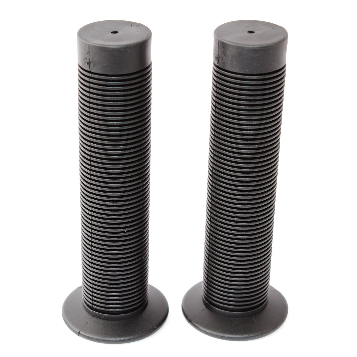 Schwarze Griffe mit Lamellen Profil