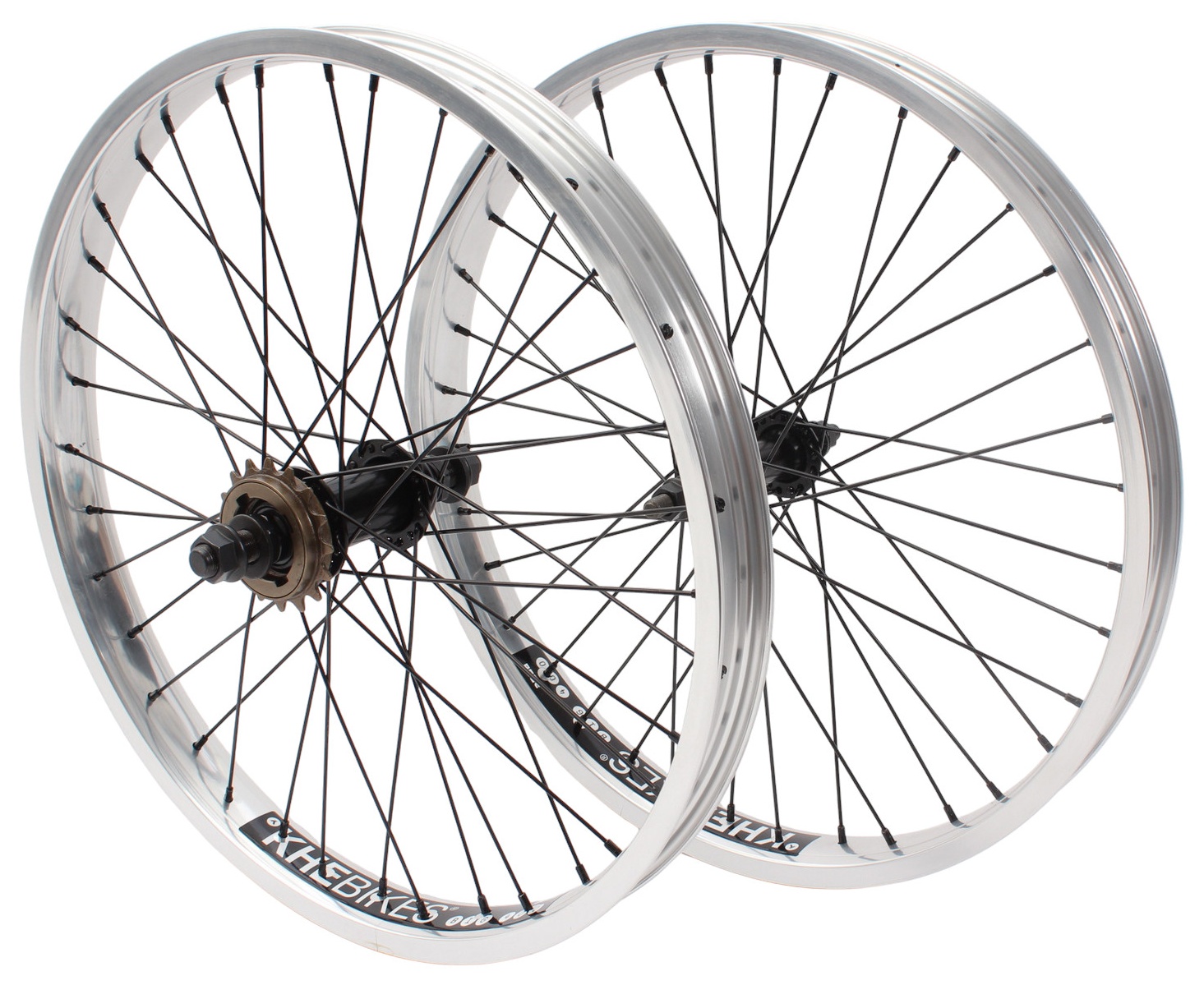 BMX wheelset KHE PRISM 20 inch silver