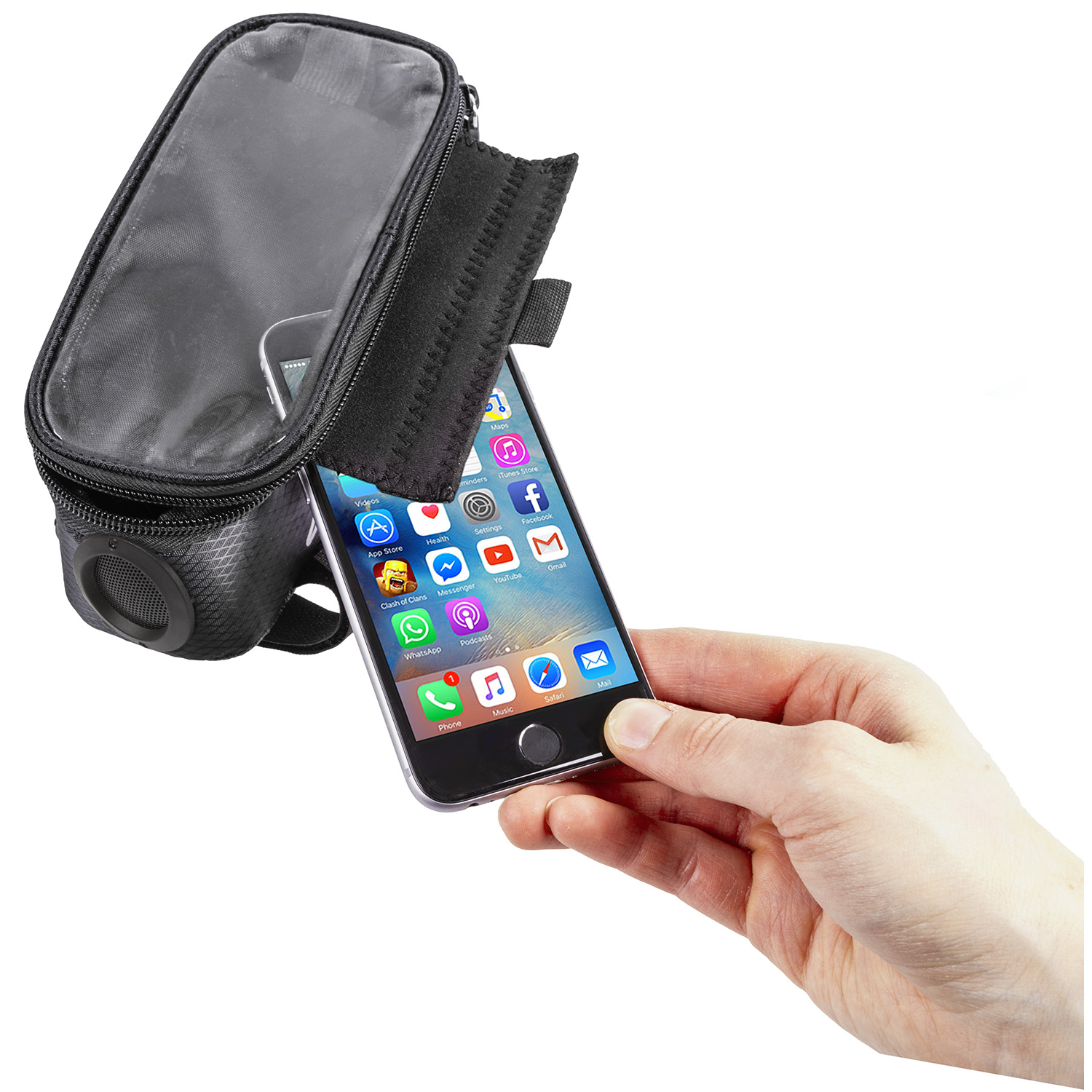 M-WAVE Rotterdam Top Sound bolsa de tubo superior negra