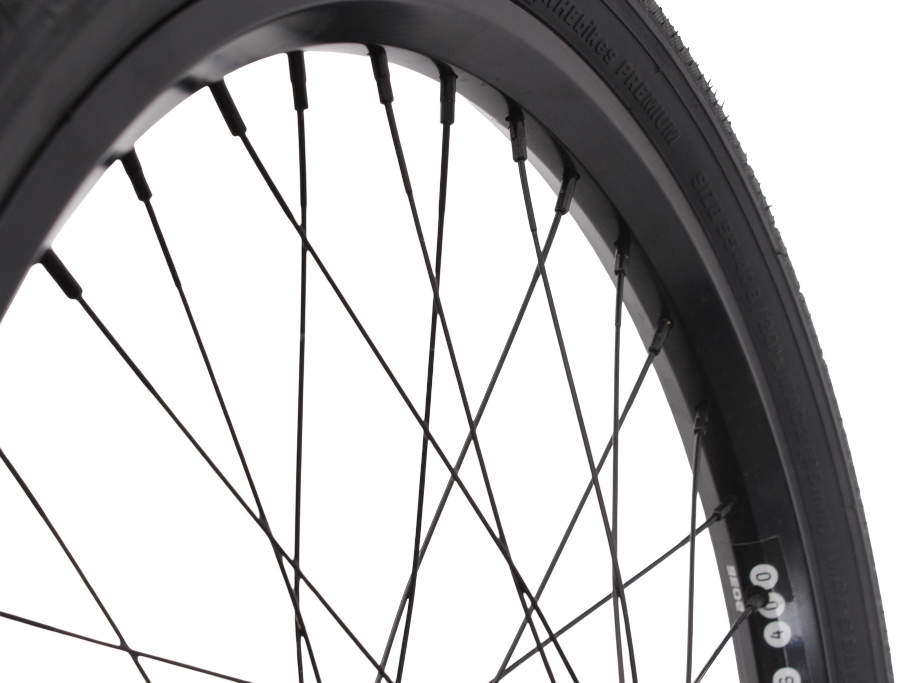 BMX wheelset Specter incl. KHE MAC2+ tires 20 inch 14 mm / 10 mm S/B
