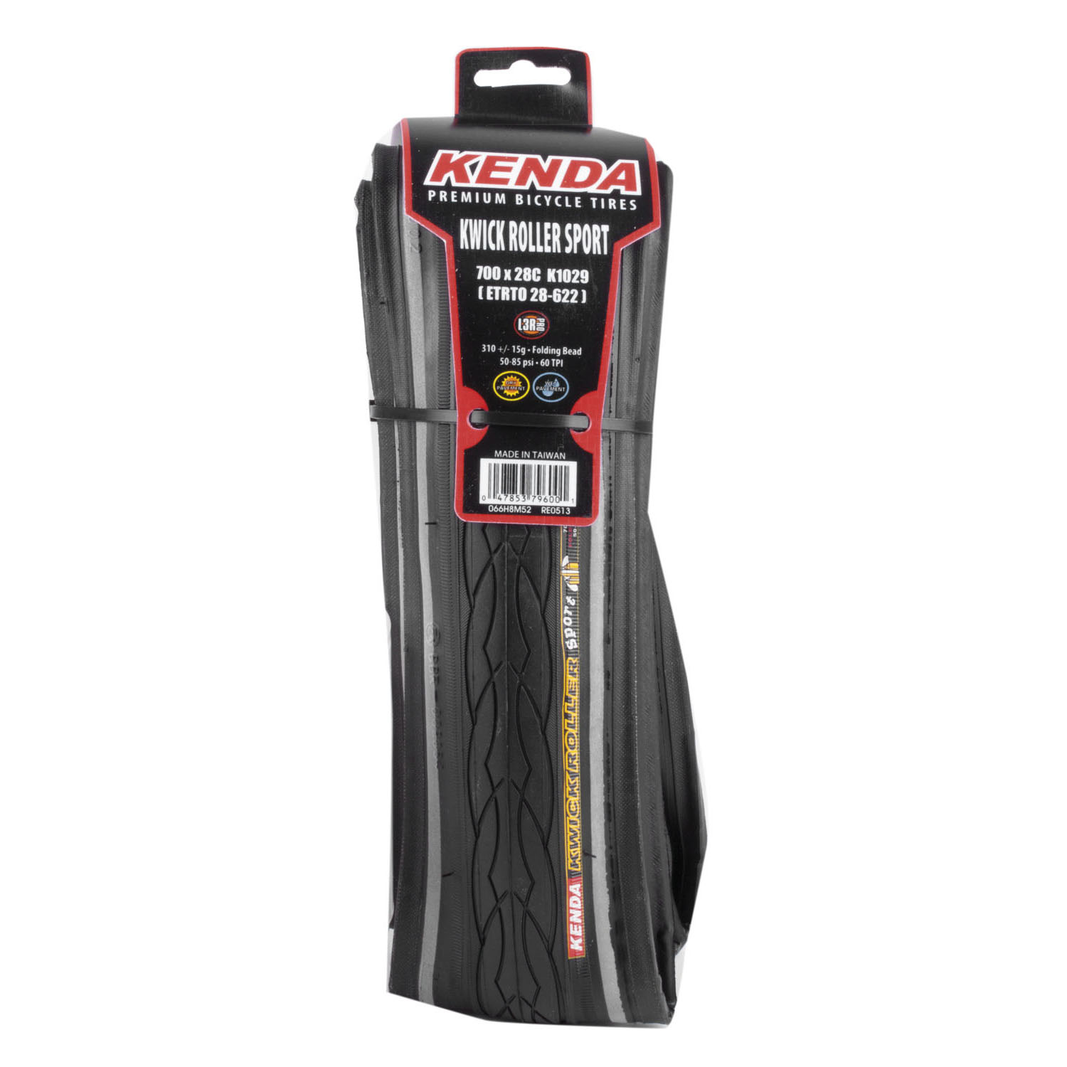 Neumático plegable KENDA Kwick Roller Sport L3R 28 pulgadas / 700 x 28C  