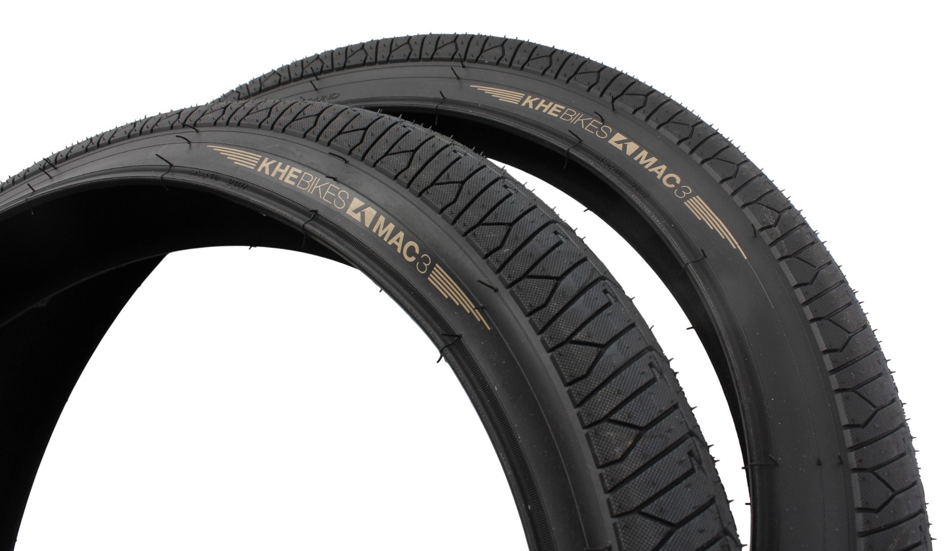BMX tires 2x MAC3 + 2x KHE LASER tube