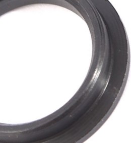 Rand von schwarzem Kettenblattadapter  Rand von schwarzem Kettenblattadapter