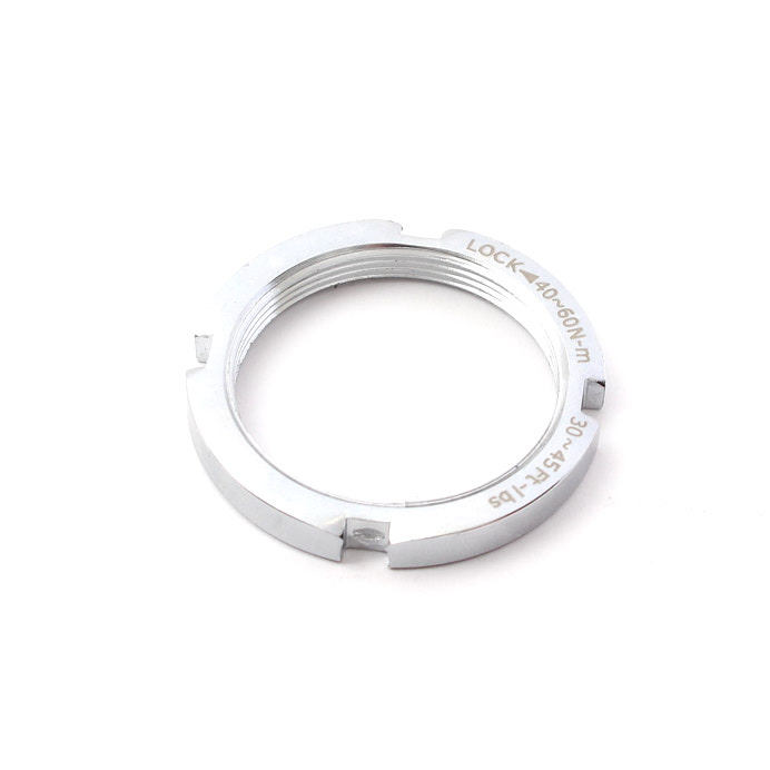 Lockring mit Gewinde in Silber