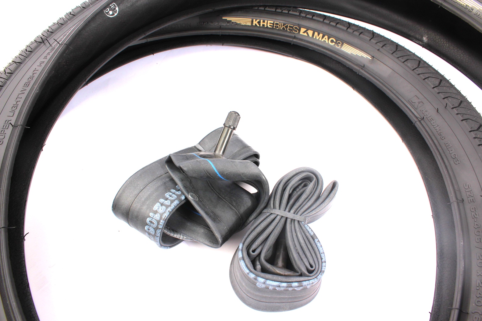 Neumáticos BMX 2x MAC3 + 2x Cámara de aire KHE Twiggy