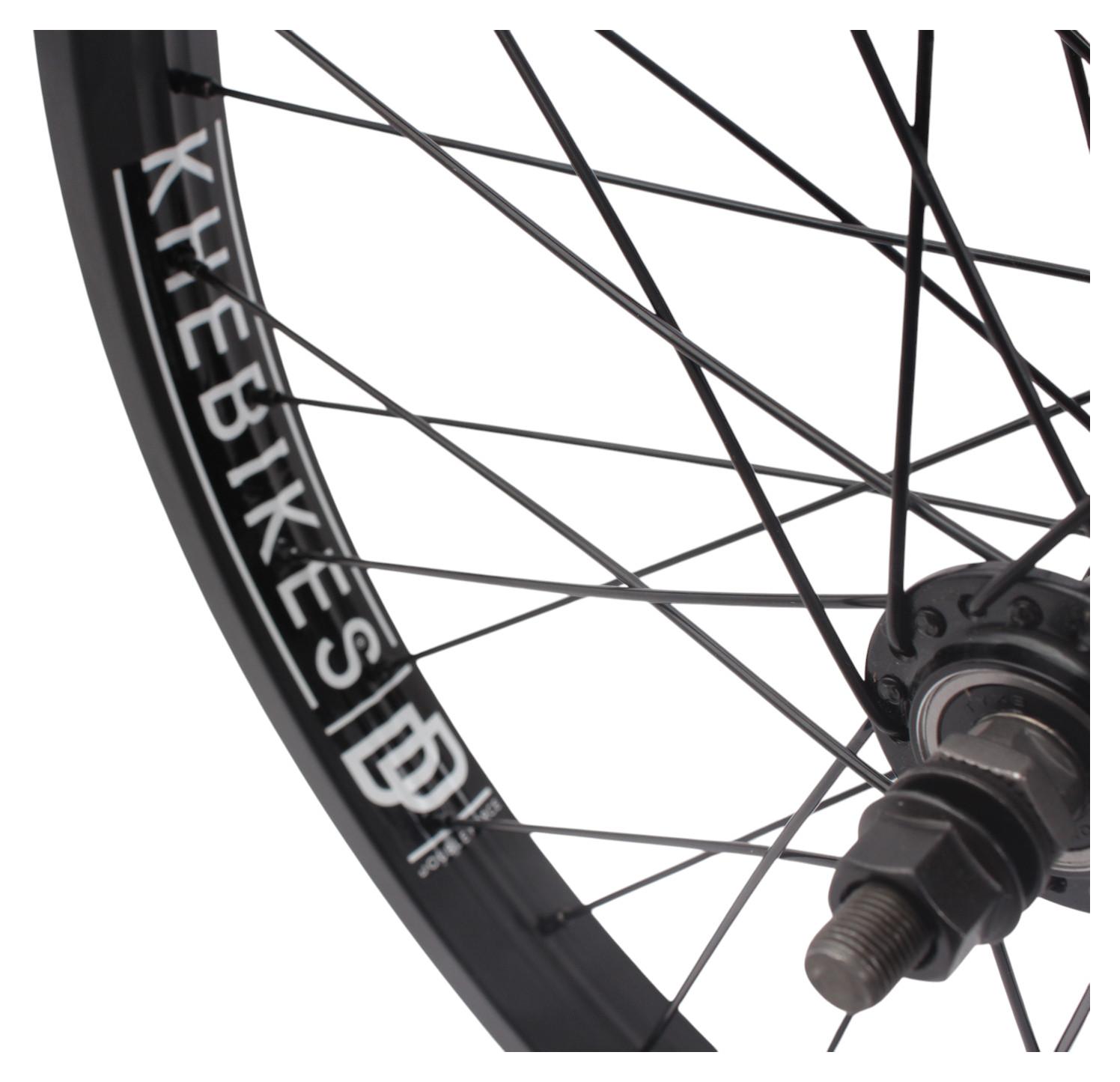 BMX front wheel KHE MVP DD 10 mm black