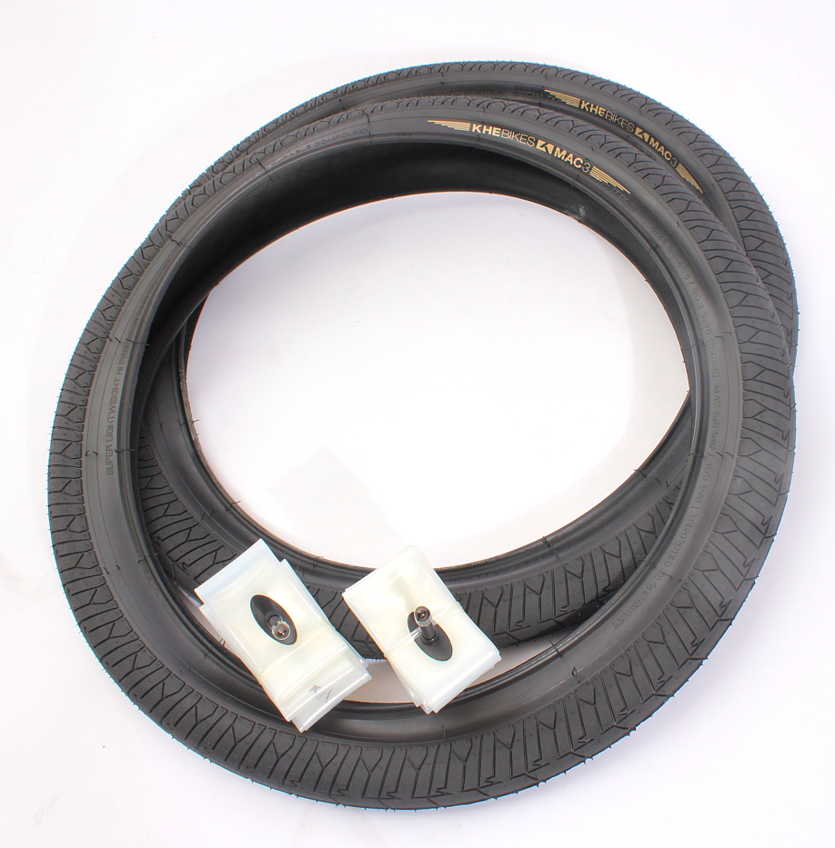 Neumáticos BMX 2x MAC3 + 2x Cámara de aire Schwalbe Aerothan