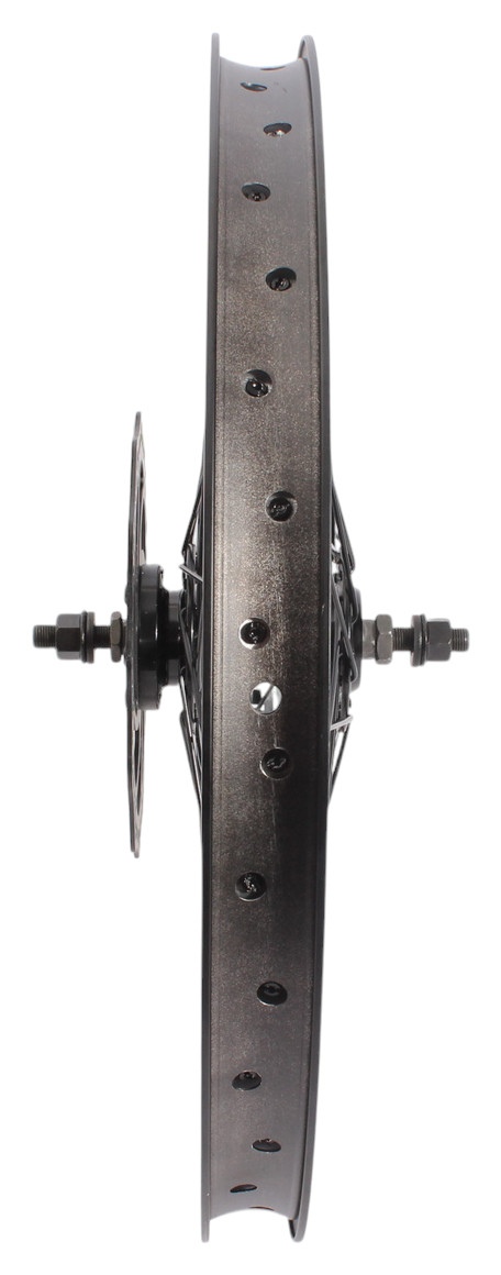 BMX front wheel KHE Black Jack DISC 20 inch – 10 mm, disc, 160 mm rotor
