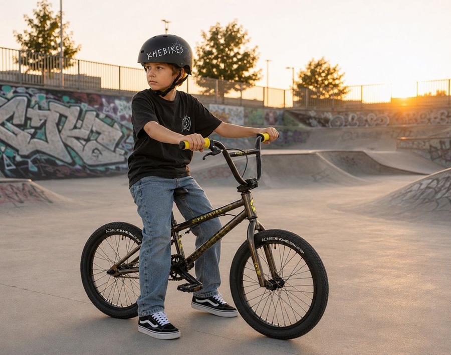BMX Bike Aluminum KHE RAVISHER LL FC 18 Inch 19.4lbs