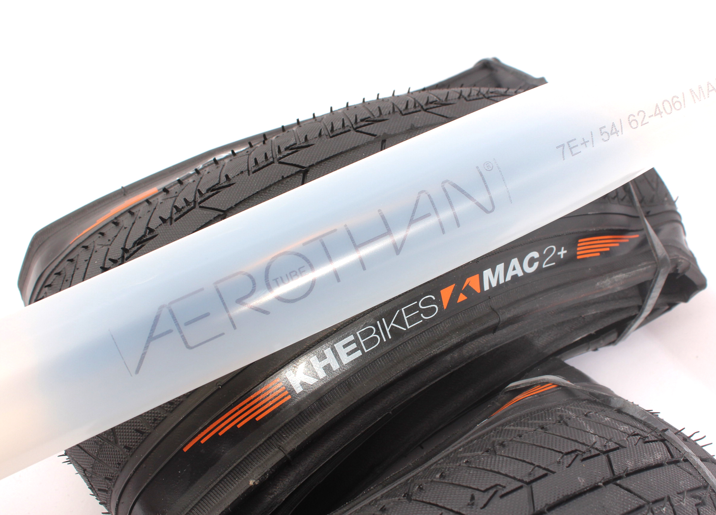 Neumáticos BMX 2x MAC2+ plegables + 2x cámaras de aire Schwalbe Aerothan