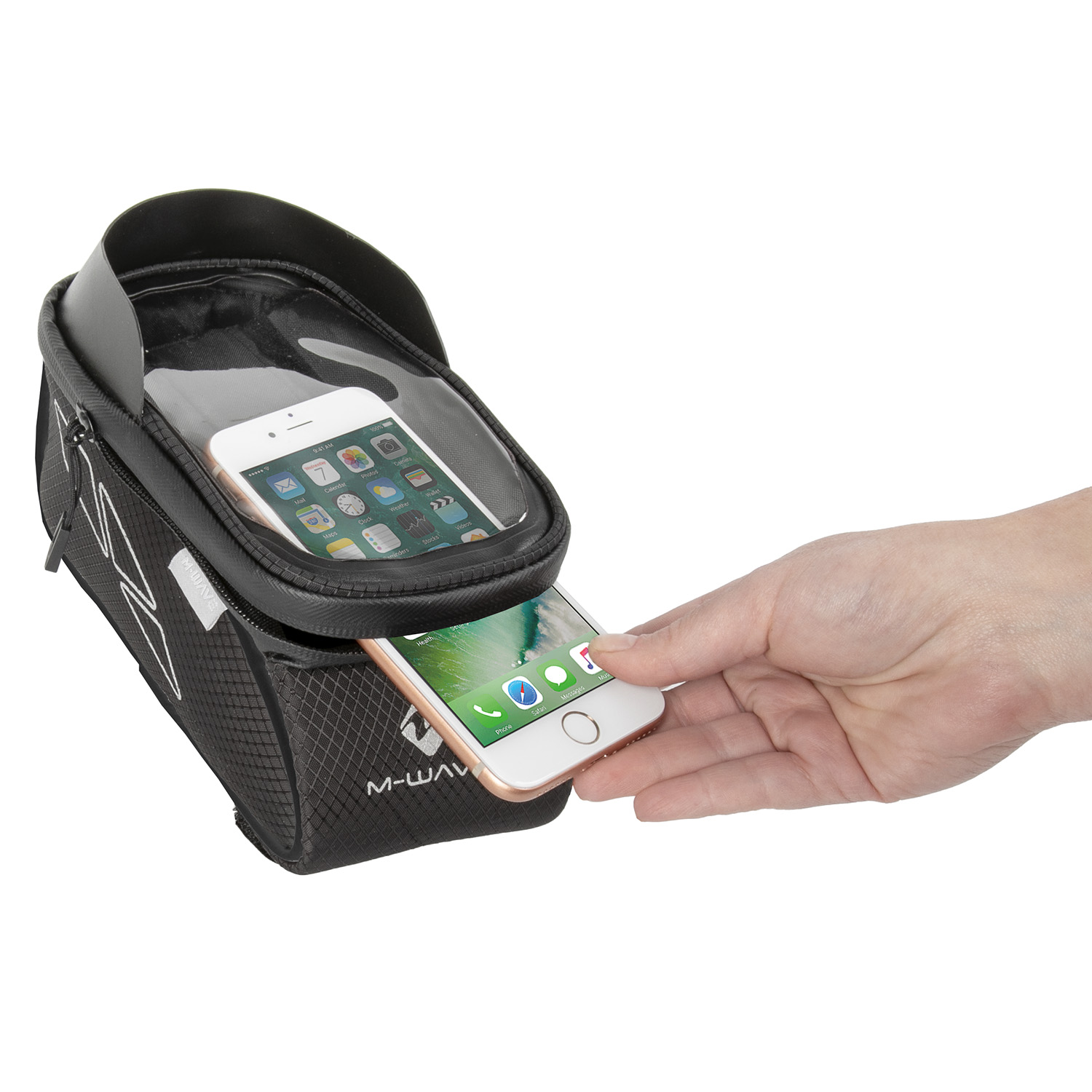 M-WAVE Rotterdam Top XL SC bolsa de tubo superior negra