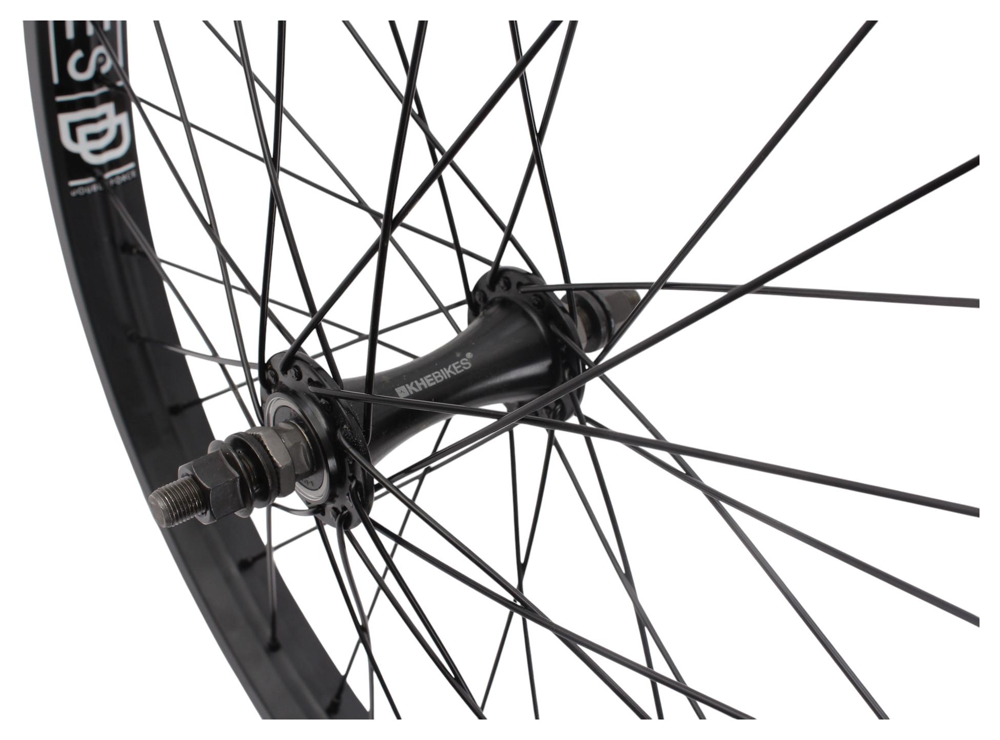 BMX front wheel KHE MVP DD 10 mm black