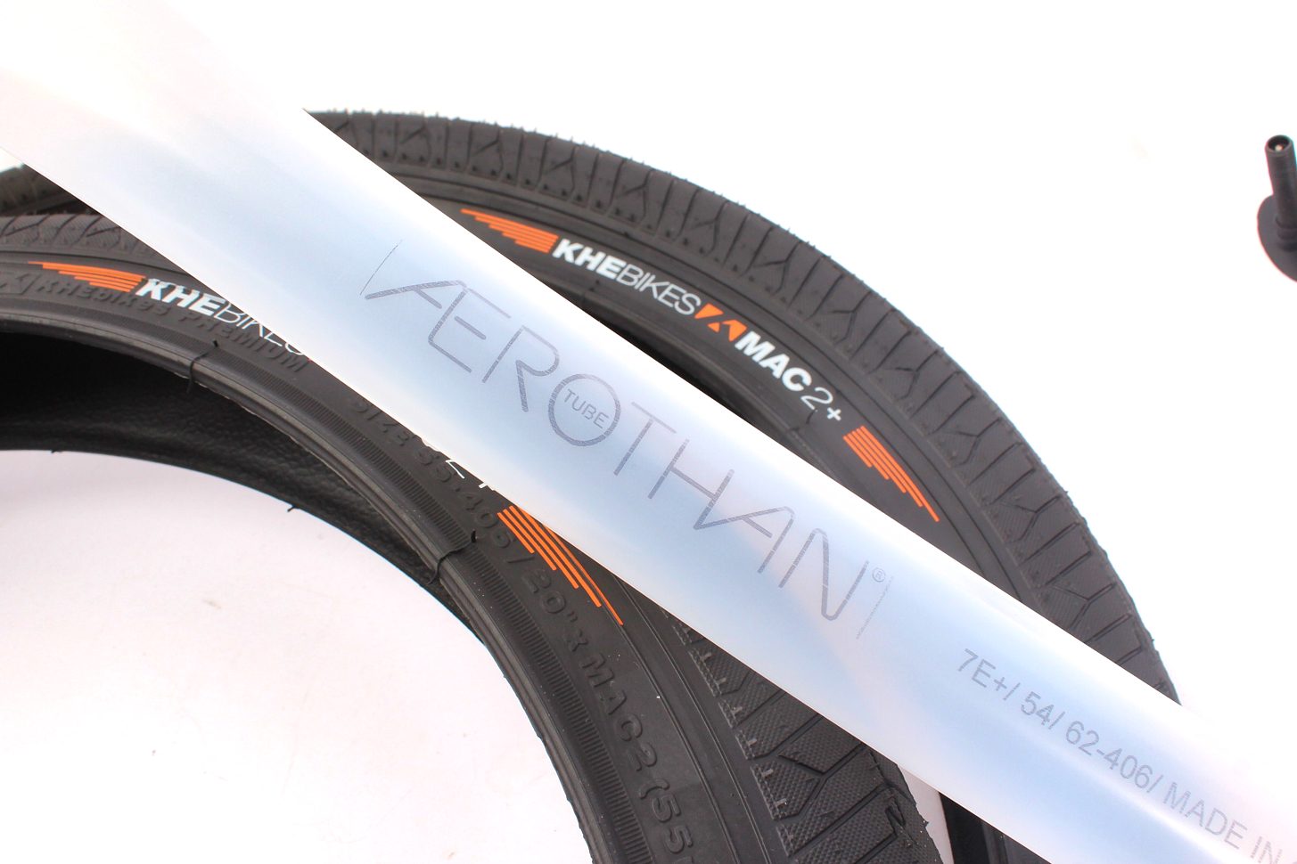 Neumáticos BMX 2x MAC2+ alambre negro + 2x cámara de aire Schwalbe Aerothan
