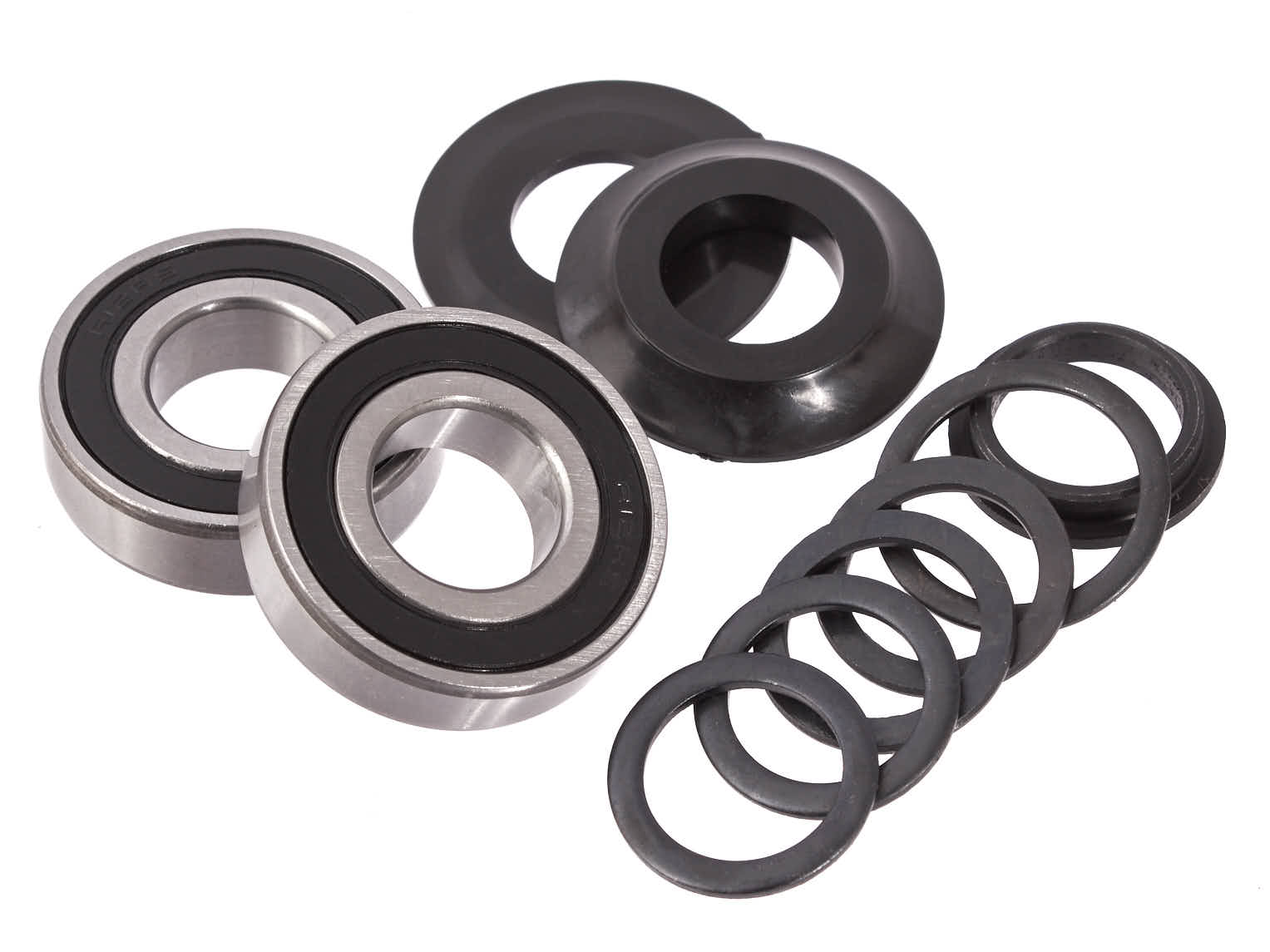 BMX Innenlager von KHE in Schwarz, Silber