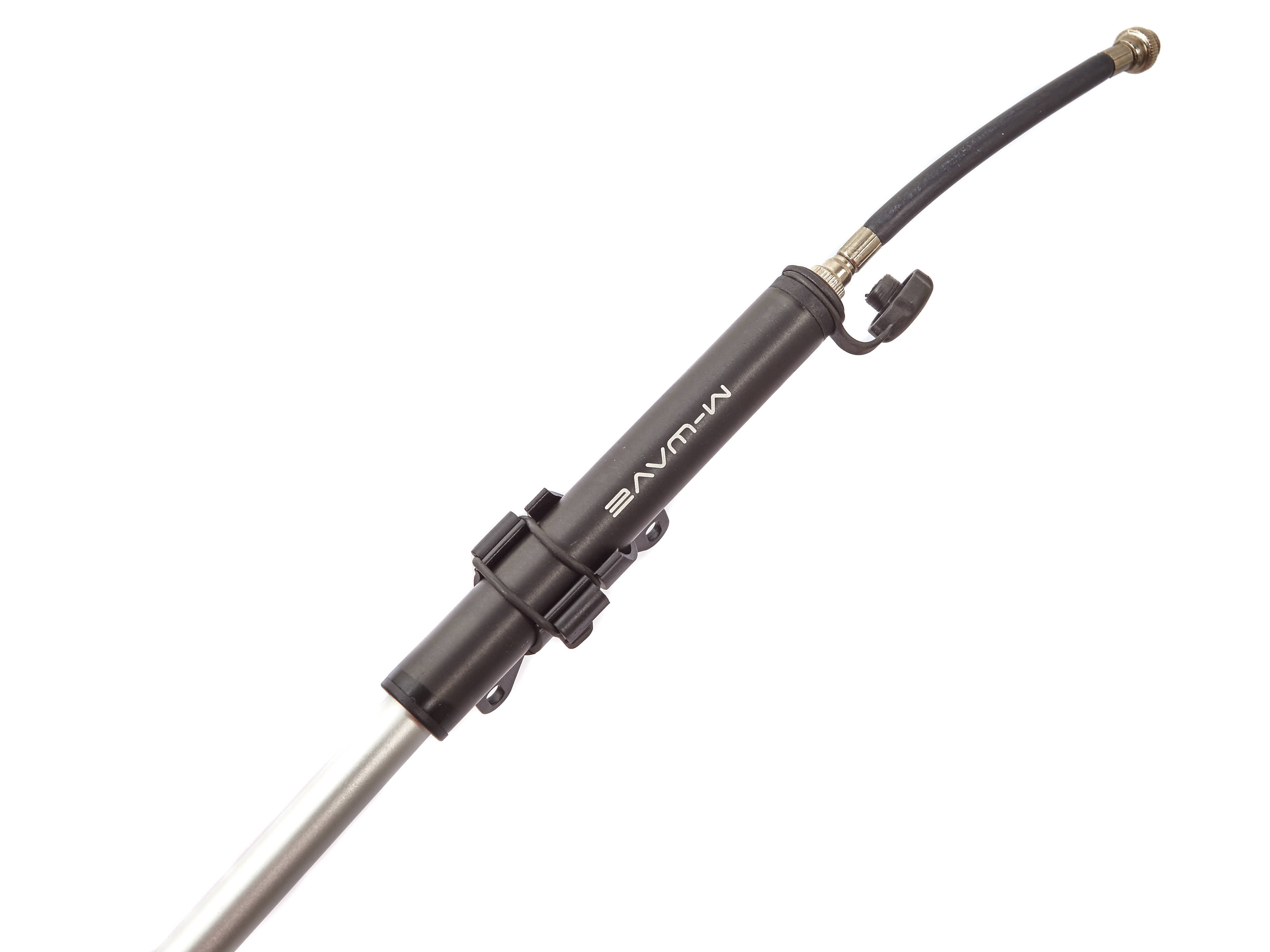 Zusammengebaute Luftpumpe in Schwarz