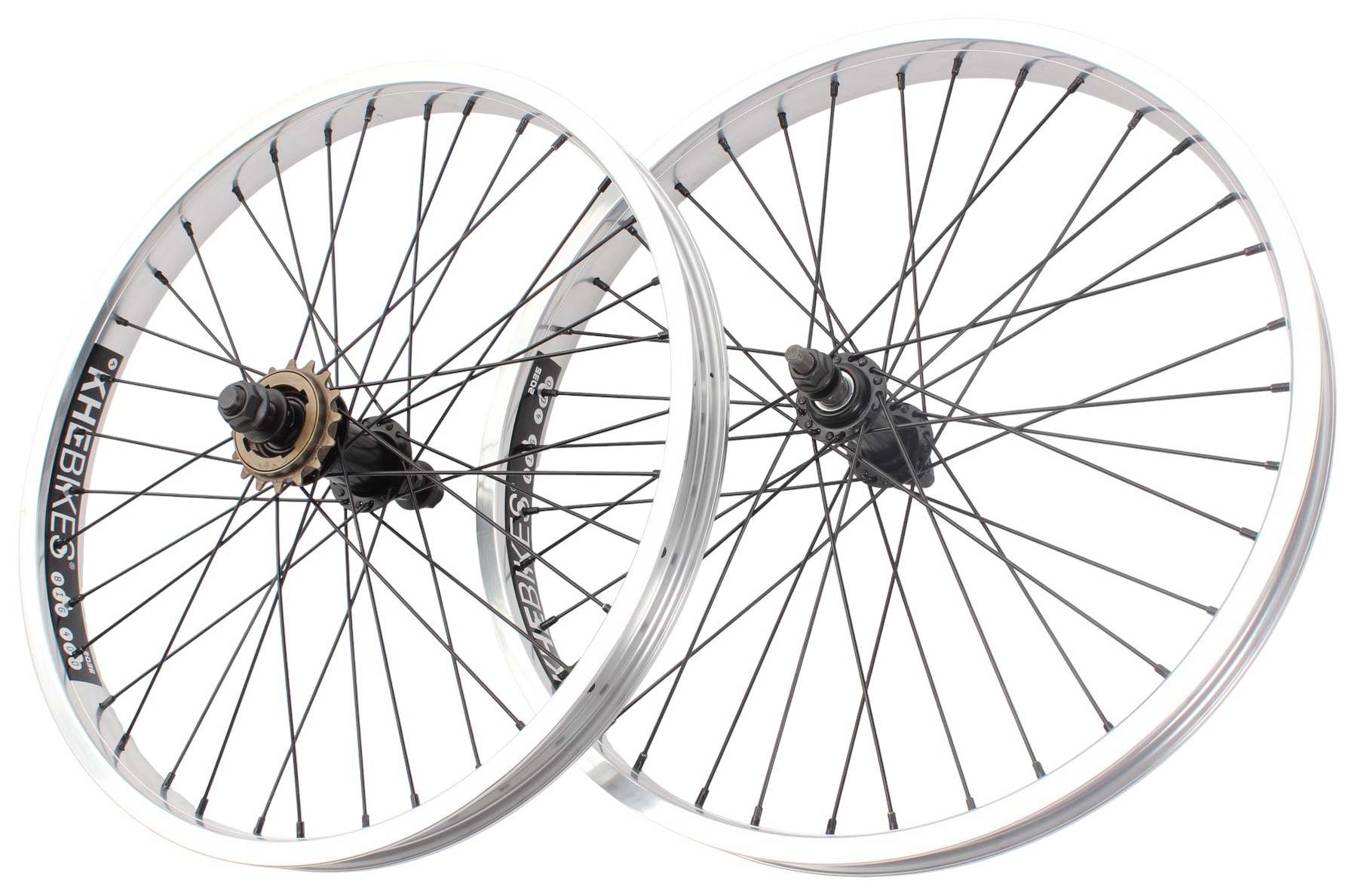 BMX wheelset KHE PRISM 20 inch silver