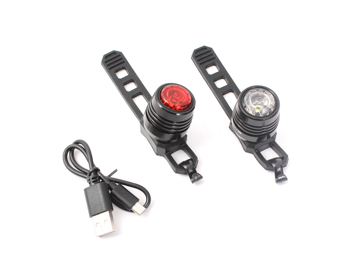 Juego de luces LED para bicicleta KHE M-Wave MINI