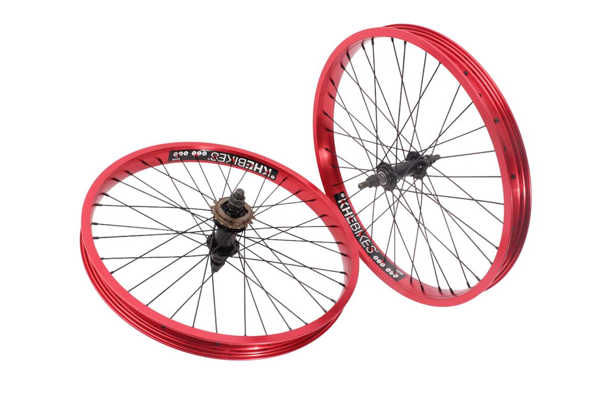 BMX Wheelset KHE PRISM 20 inch red