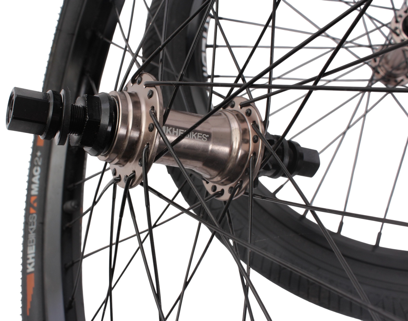 BMX wheelset Specter incl. KHE MAC2+ tires 20 inch 14 mm / 10 mm S/B